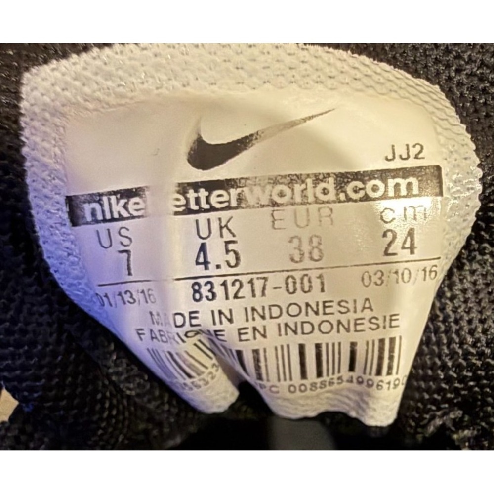 Nike Flex TR 6 Women's Training Shoes Black White Size 7 Athletic Sneakers 83121 - Picture 5 of 6